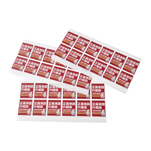 Etiquetas de embalaje de cuidado impermeables transparentes de lujo personalizadas OEM de alta calidad con 4 colores separados a elegir - Product Image 2