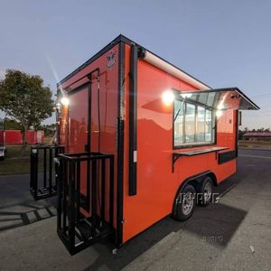 Мобильный кухонный фургон, полностью оборудованный ресторан, коммерческий кейтеринг, фургон для мороженого, соков, кофе, закусок, хот-догов - Product Image 3