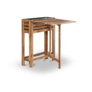 Ensemble de jardin moderne Minh Phuoc Furniture, nouveau, en acacia, style bistrot, 4 places, pour l'extérieur et l'intérieur, résistant aux taches d'huile. - Product Image 1