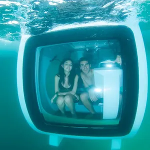 2022 giải trí bán tàu ngầm dưới nước tham quan thuyền Catamaran nhôm giải trí đặc biệt thư giãn bên trong