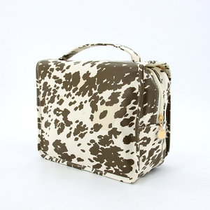 Bolsa de Aseo Colgante Personalizada, Organizador de Cosméticos de Gran Capacidad, Plegable, de Cuero PU, con Gancho - Product Image 5
