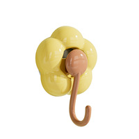 Nouvelle fleur ventouse crochet vide fort sans trace tenture murale poinçonnage gratuit crochet collant amovible réutilisable porte crochets d'aspiration