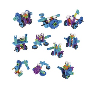 Vật Phẩm Mới 10 Trong 1 Cấu Trúc Truyền Động Bánh Răng Đồ Chơi Lắp Ráp Tự Làm Robot Khối Xây Dựng Tưởng Tượng Không Gian Với Hộp Đựng - Product Image 1