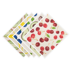 Éponge de <span class=keywords><strong>cuisine</strong></span> multifonctionnelle, torchon carré non tissé allemand <span class=keywords><strong>en</strong></span> pâte de <span class=keywords><strong>bois</strong></span> coton absorbant dégraissant, plat à récurer, vente <span class=keywords><strong>en</strong></span> gros - Product Image 5