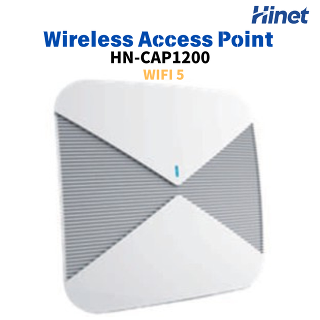 Hinet 1200Mbps WiFi 5 Dual Band Ceiling Wireless Access Point 802.11ac PoE Gigabit WPA3 MU-MIMO Indoor Network AP