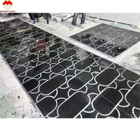 Luxus Design europäischen und amerikanischen Stil Marmor Wasserstrahl Teppich Mosaik maßge schneiderte Dekoration Marmor fliesen Boden Medaillons