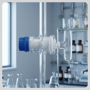 Burette avec robinet en verre en verre transparent de classe B - Product Image 3