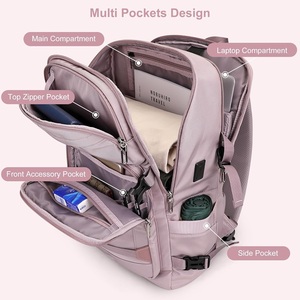 Sac à dos de voyage en nylon RAYLON, vente en gros directe d'usine, personnalisé OEM ODM, pour femmes et hommes, compatible ordinateur <span class=keywords><strong>portable</strong></span> 15,6 pouces, étanche, 20-39L, pour le transport aérien - Product Image 5