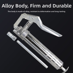 <span class=keywords><strong>Pompe</strong></span> <span class=keywords><strong>à</strong></span> pistons <span class=keywords><strong>mini</strong></span> 120cc GG120PF03CK2, kit de graisseur <span class=keywords><strong>à</strong></span> poignée pistolet, tube de 3 oz, haute pression, type manuel, OEM, garantie 1 an - Product Image 4