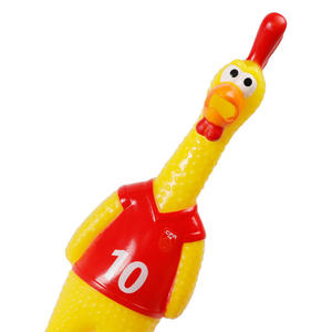 Yüksek kalite ile sürdürülebilir kauçuk tavuk oyuncaklar numarası lüks elastik köpek stres yayın toptan için sıkmak oyuncaklar - Product Image 6