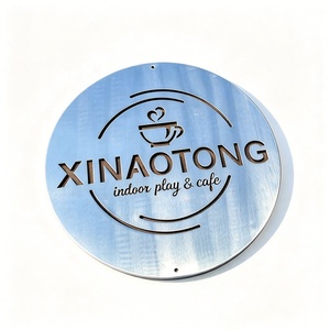 Custom Etched <b>Brushed</b> Aluminum Brand <b>Plate</b> with Mounting Holes for Modern Interior Furniture Decoration - Product Image 6