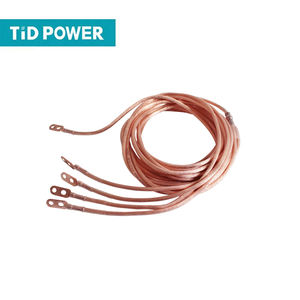 Ensemble de mise à la terre en cuivre avec un conducteur toronné isolé en PVC de 8.78 de <span class=keywords><strong>diamètre</strong></span> de fil pour une application aérienne Tension nominale de 220V - Product Image 2