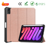 Pelindung anti guncangan untuk Apple Ipad Mini 5 6 Air 4 5 penutup Tpu generasi 9 10.2 Tablet Pro 11 Pu kulit