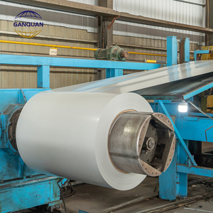 Ppgi màu trắng mã 9016 prepainted cuộn dây thép mạ kẽm 0.4mm ppgl trong cuộn dây thép cuộn màu - Product Image 1