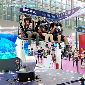 HEROVR Kids Zone Parc d'attractions intérieur/extérieur Parc d'aventure public ROI élevé Effets visuels riches <span class=keywords><strong>Robot</strong></span> à bras VR métallique à 6 axes - Product Image 1