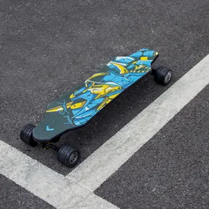 बुद्धिमान इलेक्ट्रिक skateboards 1500W लंबी बोर्ड बिजली longboard OEM फाइबर कार्बन ई-स्केट