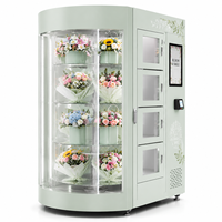 Nouvelles idées de produits : Distributeur automatique de fleurs rotatif pour la vente commerciale de luxe en rue