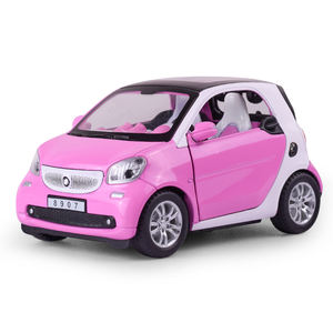 Vendita calda <span class=keywords><strong>1</strong></span> <span class=keywords><strong>24</strong></span> die cast model cars collection Smart model pull back car toys for kids - Product Image 3