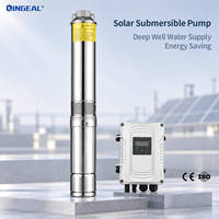 Projet d'approvisionnement en eau communautaire, pompe solaire professionnelle à haut débit hybride 2HP