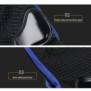 Guantes de Motocicleta de Color Sólido de Alta Calidad a Precio Razonable, Guantes de Cuero para Motocicleta con Protección de Pantalla Táctil al por Mayor - Product Image 2