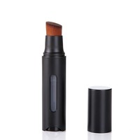 Nouveau récipient rechargeable Kabuki Transparent poudre de fond de teint liquide pompe Portable pinceau de distribution de maquillage