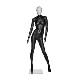 Maniquí de Fibra de Vidrio de Cuerpo Completo, Modelo Femenino Abstracto, con Rostros Intercambiables <span class=keywords><strong>para</strong></span> Exhibición en Tiendas, Textura Premium, con Base de Metal - Product Image 4