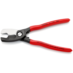 KNIPEX 95 11 200 Cortacables con doble filo de corte, recubierto de plástico, pulido, 200 mm - Product Image 2