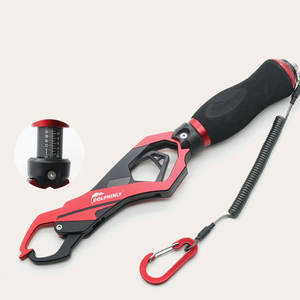 Pince à poisson en alliage d'aluminium avec échelle, multifonction, pour la capture de gros poissons, clip de maintien pour le contrôle des poissons lourds - Product Image 1