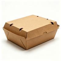 SenAng Vente en gros de boîtes à hamburgers personnalisées imprimées en papier kraft, emballage alimentaire à emporter, boîte à lunch