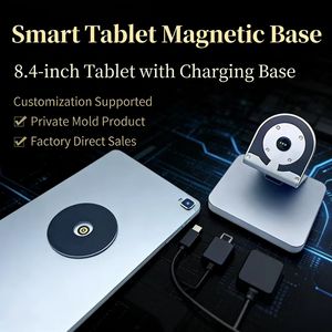<span class=keywords><strong>Tablette</strong></span> 8,4 pouces dernière génération avec base <span class=keywords><strong>de</strong></span> charge magnétique 10000mAh, OEM, écologique, écran Incell FHD 1200*1920 IPS, processeur 8 cœurs Cortex-A53 - Product Image 2