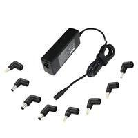 Chargeur universel pour ordinateur portable 65W pour Dell HP Asus Lenovo 15-20V 4A Max Adaptateur secteur universel AC DC pour voyage