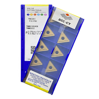 Plaquettes en carbure ZCC TNMG YBC251 TNMG 160408 à angle négatif pour tournage CNC, outils de coupe pour tour