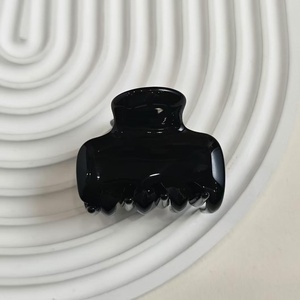 Xxxxxxxing נשים high-end אישית מינימליסטי 4 מ "מ מעובה קוריאני גודל קטן בגודל מרובע כריש אצטט שיער - Product Image 5