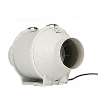 Ventilateur extracteur axial silencieux de 6 pouces 220V OEM à roulement à billes pour ventilation de serre