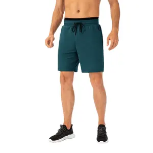 Pantaloncini corti da basket personalizzati con Design semplice a doppio strato in vita da allenamento Cargo Track da uomo