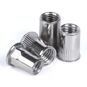Tuercas de <span class=keywords><strong>remache</strong></span> de <span class=keywords><strong>acero</strong></span> <span class=keywords><strong>inoxidable</strong></span> 304, <span class=keywords><strong>acero</strong></span> al carbono o <span class=keywords><strong>acero</strong></span> <span class=keywords><strong>inoxidable</strong></span>, <span class=keywords><strong>tuerca</strong></span> de <span class=keywords><strong>remache</strong></span> Nutsert con cuerpo moleteado - Product Image 1