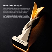 Trofeo de China 2026, Personalizado, Nuevo Estilo, de Alta Gama, Elegante, Metálico, Creativo, Premio Anual, Medalla de Gala, Placa para Empleados Destacados