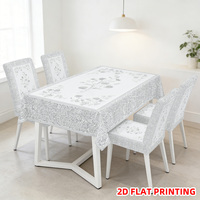 Housse de chaise de salle à manger Kongyu Home Textiles en Spandex extensible, imprimé floral botanique, ajustement universel élastique, vente en gros