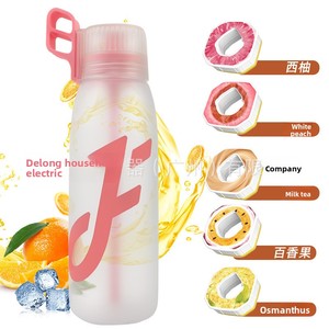 <strong>Joyfit</strong> Direct Sale Playful Square Scented Water Cup 650ml Plastic Drinkware Flavor Ring 0 Sugar 0 Calorie New Style Fragrance - Product Image 6
