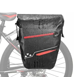 100% 防水30l自行车鞍座行李架包，带肩带，适用于行李架自行车行李架行李箱