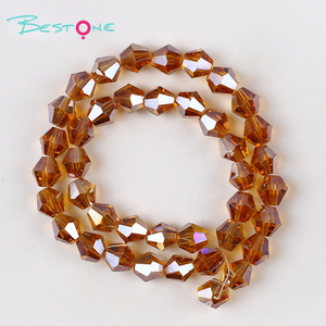 Bestone 도매 4mm 6mm 8mm 10mm AB 색상면 처리 된 유리 크리스탈 비즈 보석 만들기 - Product Image 6