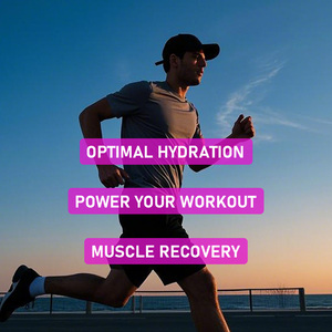 Poudre d'électrolytes à hydratation rapide personnalisée en usine, faible en sucre, favorise la fonction musculaire et l'endurance, avec vitamines C, B6, B12 - Product Image 4