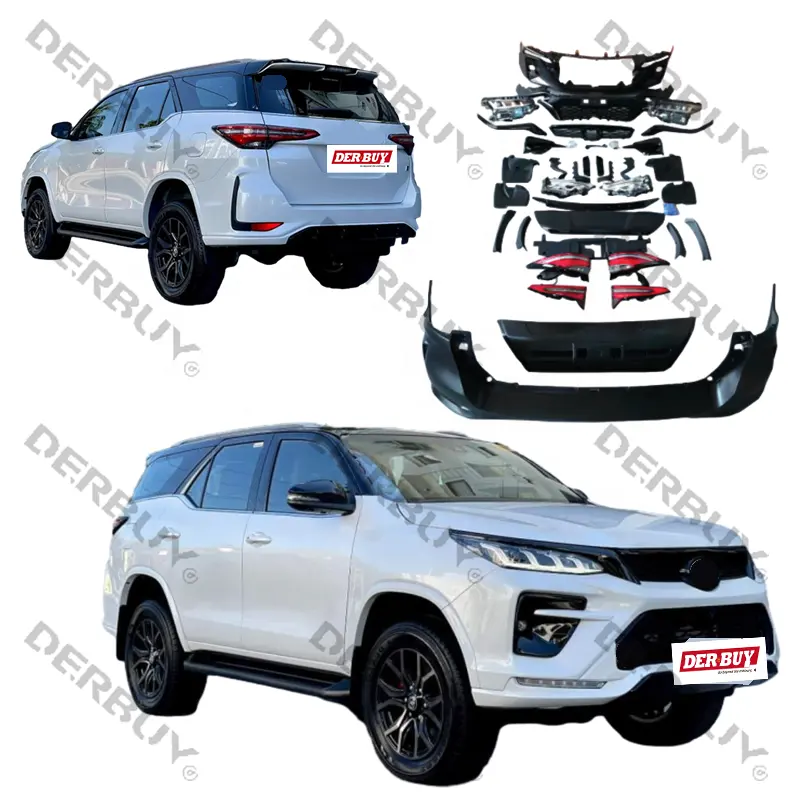 Для yo ta fortuner фейслифтинг до GR sport model 2015-2020 обновление до 2021 fortuner gr bodykit автозапчасти Подержанный автомобиль