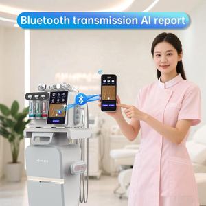 Wifi Aansluiten Diepe Reiniging Dermabrasie Zuurstof Injector Gezicht Hydro Schoonheid Gezichtsmachine Aqua Peeling <span class=keywords><strong>Peel</strong></span> Gezichtsmachine - Product Image 4