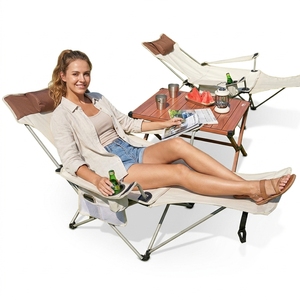 Chaise Pliante Portable d'Extérieur pour Pique-nique, Sieste, Pêche, <span class=keywords><strong>Camping</strong></span> – <span class=keywords><strong>Fauteuil</strong></span> de Repos et de Détente pour la Pause Déjeuner – Vente en Gros Usine - Product Image 1