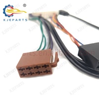 Adaptateur de câblage ISO 8 broches mâle vers 73 broches femelle avec câble de charge USB pour Hyundai IX25 35 Audio