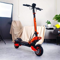 Scooter Eléctrico Todoterreno de 11 Pulgadas, 1000w de Potencia, Plegable, Velocidad Máxima 45km/H, Alcance 30-35km