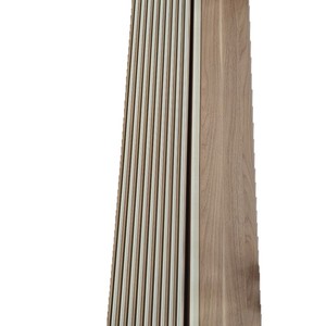 Fabricante de paneles de puerta con material base WPC personalizado, panel de madera ecológica, panel decorativo de pared, fondo de TV, panel de pared de PVC y madera plástica. - Product Image 4