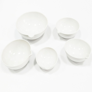 Bol d'évaporation en porcelaine céramique à fond rond de laboratoire de 30ml 100ml 250ml 500ml - Product Image 4