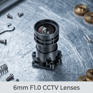 1/1.8" 6mm F1.0 Ultra Starlight 8MP Fokus Manual Cahaya Hitam & Siang/Malam Warna Penuh dengan Apertur Super Besar Lensa <span class=keywords><strong>CCTV</strong></span> - Product Image 2